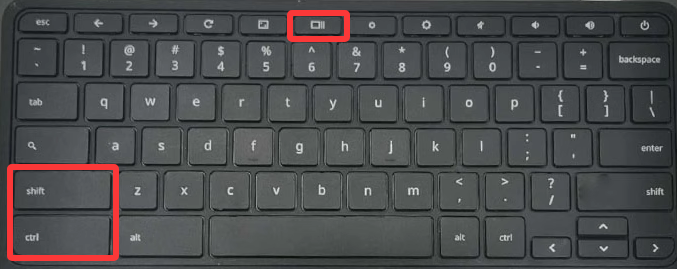 chromebook recording shortcut