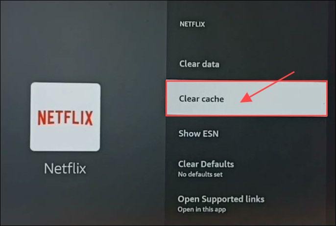 borrar caché de netflix