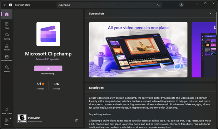 Vollständiges Herunterladen und Installieren