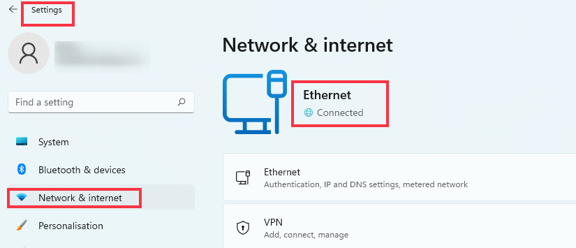 Computer-Internetverbindung
