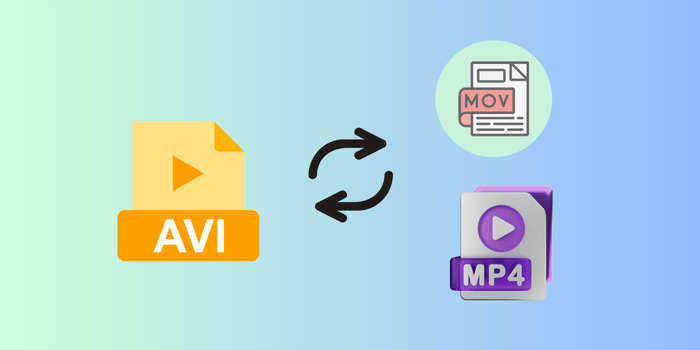 convert avi to mp4 or mov
