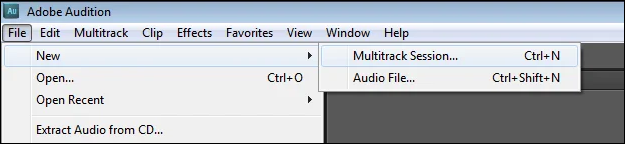 eine neue Sitzung erstellen