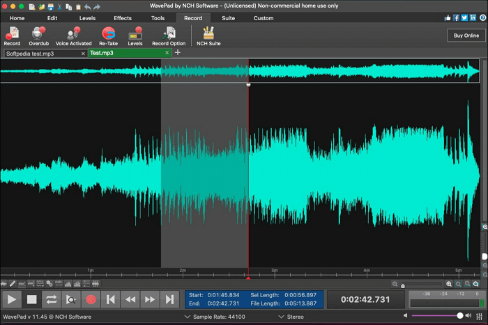 WavePad voice recorder windows 11