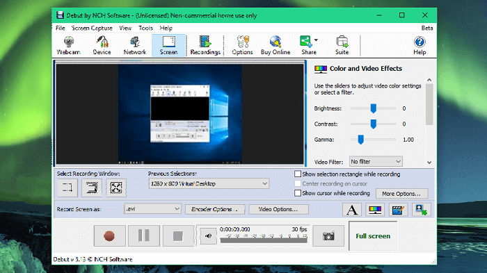 record video on webcam windows 10