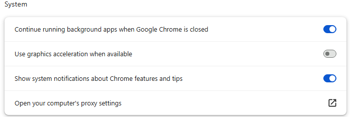 desactivar la aceleración