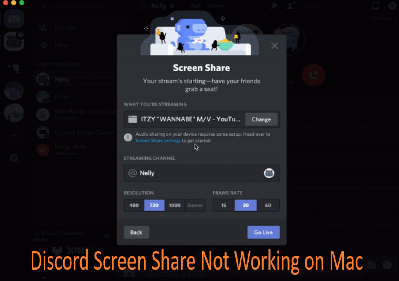 6 Ways To Fix Discord Screen Share Not Working Mac