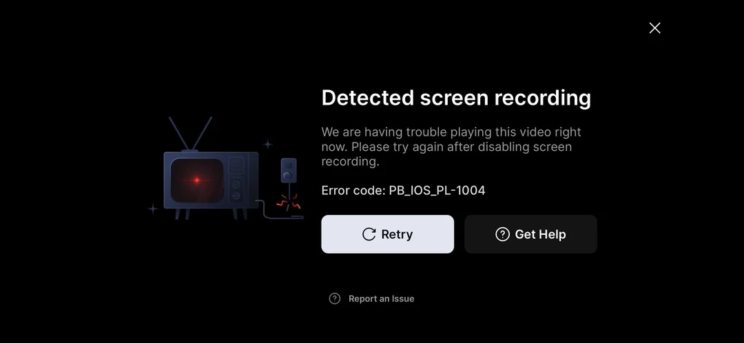 disney plus record black screen