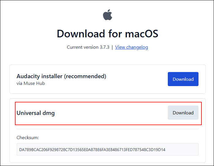 download audacity macos