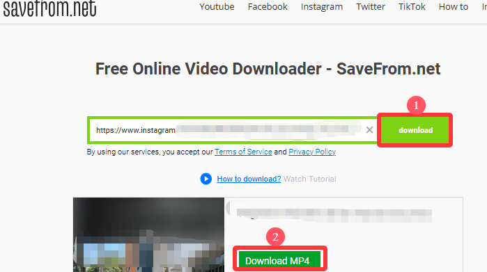 download videos with savefromnet