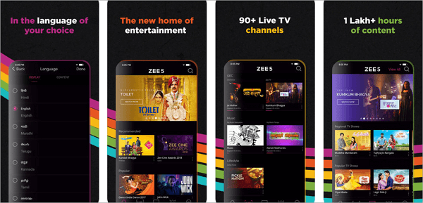 download zee5 videos on mobile
