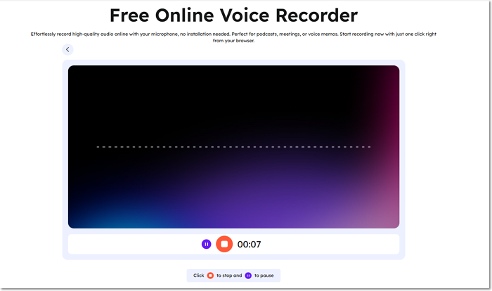 record streaming audio online