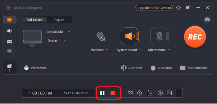 easeus rec Experten Soundsystem