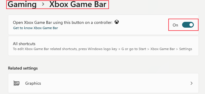 enable game bar on win11