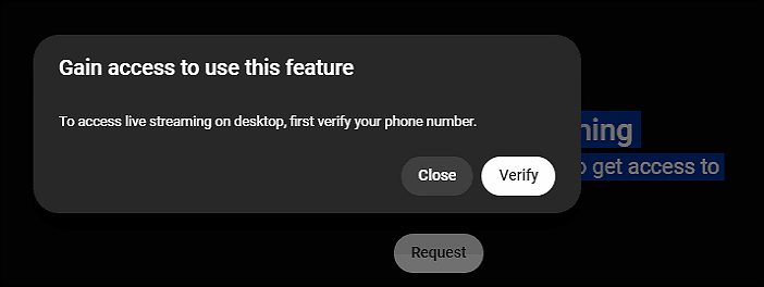 first verify your phone number