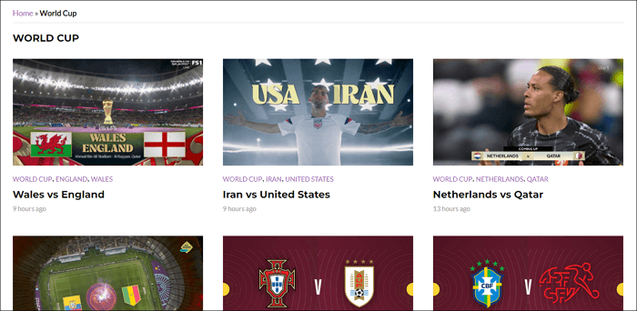 (Quick Ways) How to Watch World Cup 2022 Full Match Replay FREE - EaseUS