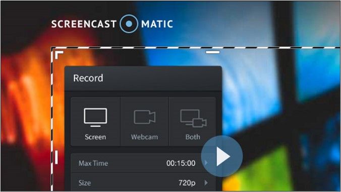 Screencast-O-Matic 介面