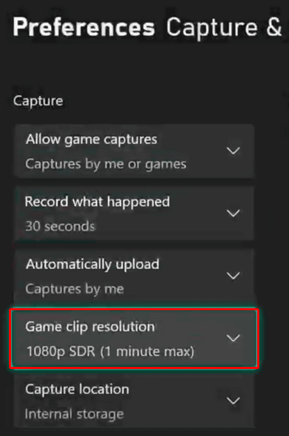 cambiar la resolución del clip de juego