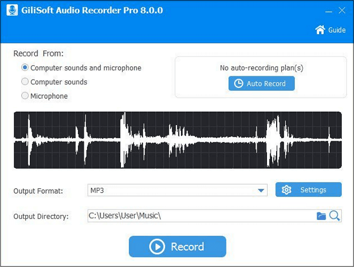 Gilisoft Grabador de Audio