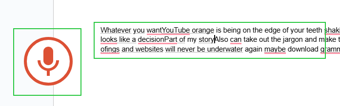 digitação por voz do Google Docs