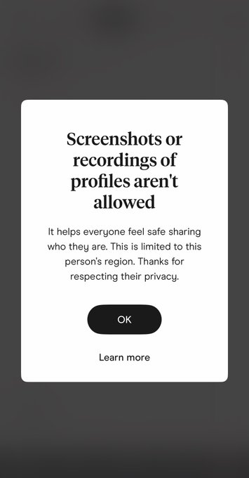 hinge block screenshot recording