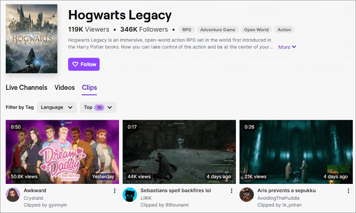 3 Ways] Record Hogwarts Legacy Gameplay on PC - EaseUS