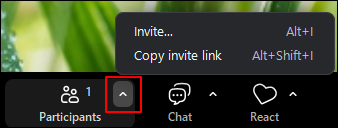 anfitrião convida participante