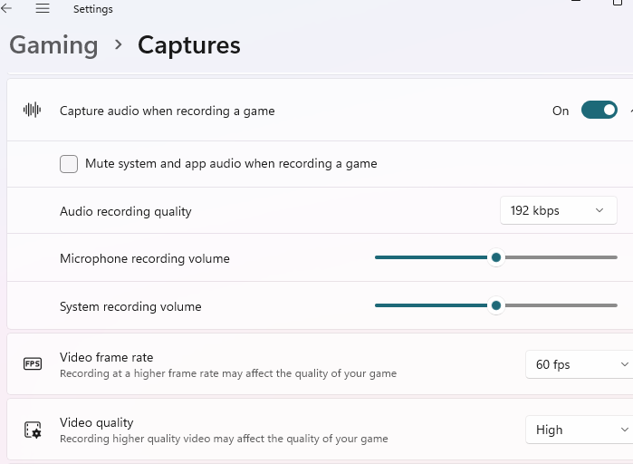 how to cahnge Game Bar settings on pc