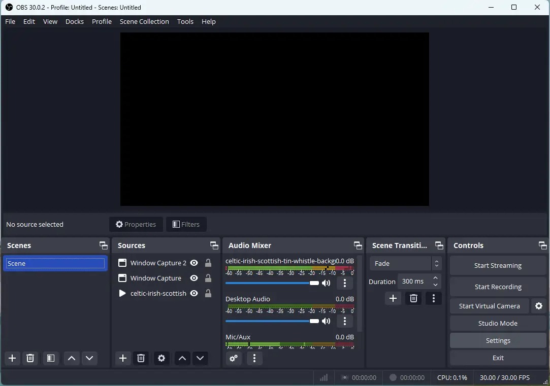 Configurações de som personalizadas