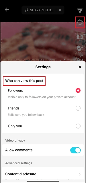 como tornar sua conta TikTok privada