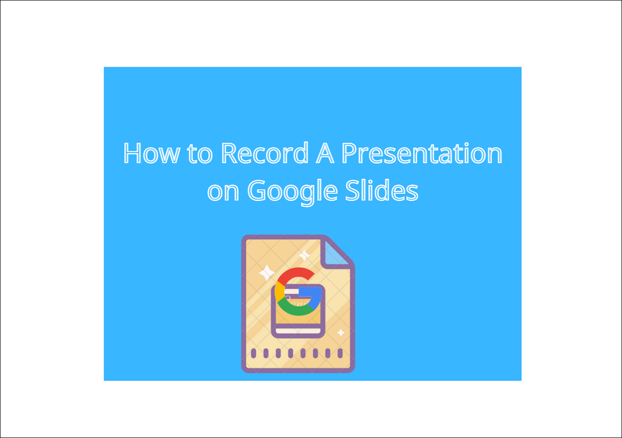 how to record google slide presentation with audio and video