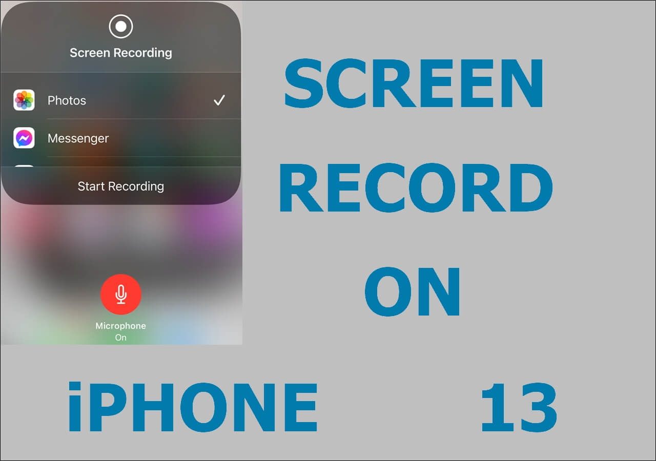 screen record iphone 13