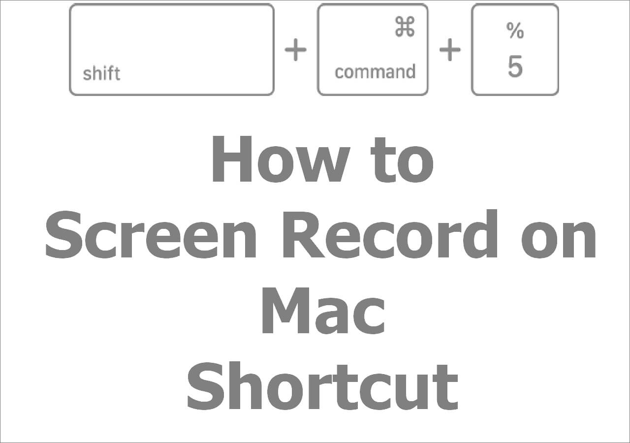 Screen Record On Mac With Shortcut Or Other Tools 2024 Updated Easeus 