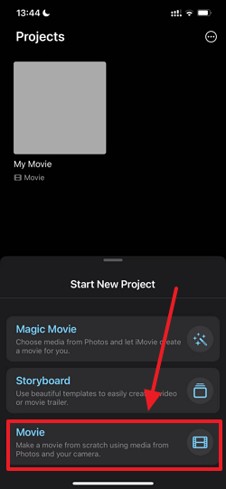 Edit clips in Magic Movies and storyboard projects in iMovie on