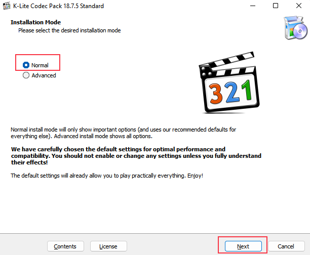 安裝 mkv 編解碼器