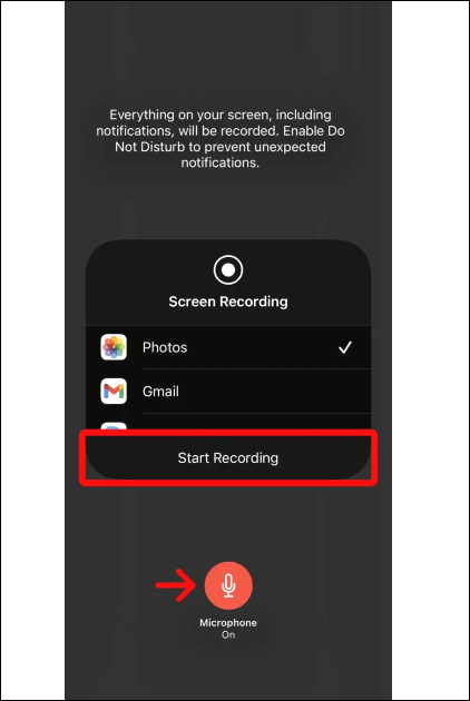 como gravar musica no iphone