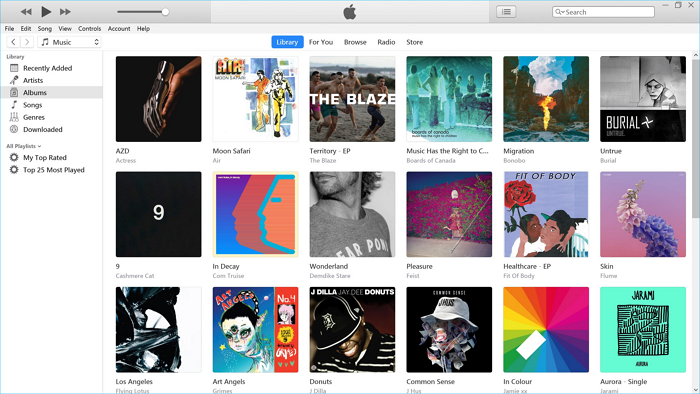 itunes-music-player