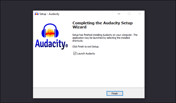 launch audacity