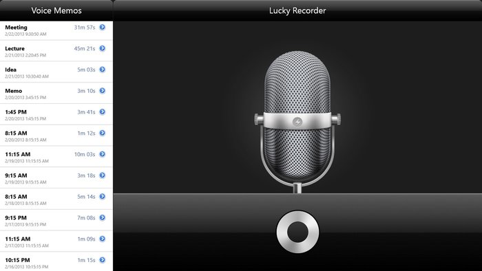 voice recorder Windows 10 - Lucky recorder