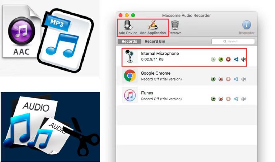 macsome audio recorder