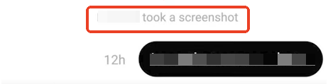 messenger take screenshots notification