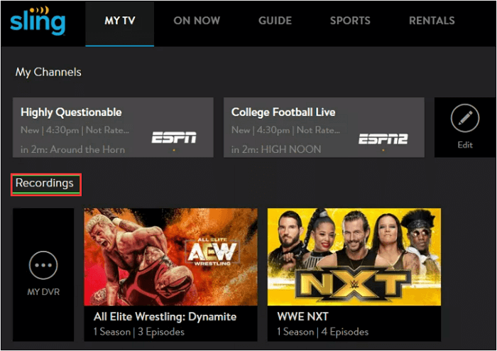 2023 Ultimated Guide  How to Record Shows on Sling TV Easily – EaseUS