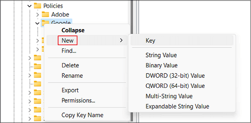 Name Chrome unter Windows