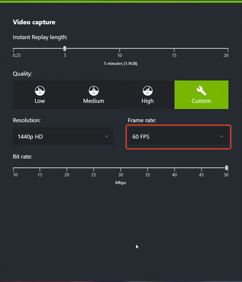 nvidia 60fps
