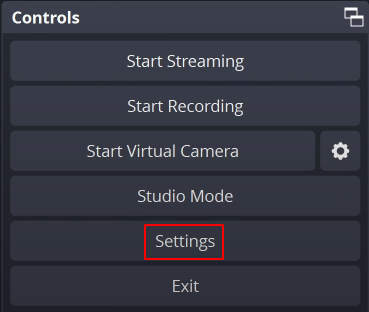obs adjust settings