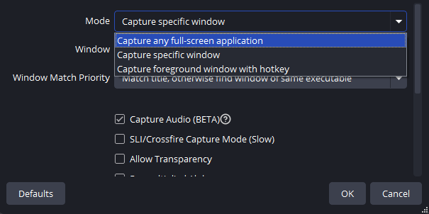 obs capture game on mac