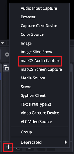 obs macos audio capture