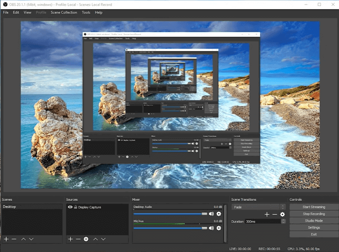 Best free Mac screen capture - OBS Studio