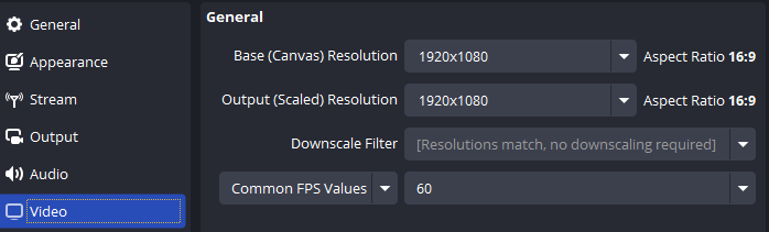 obs video resolution