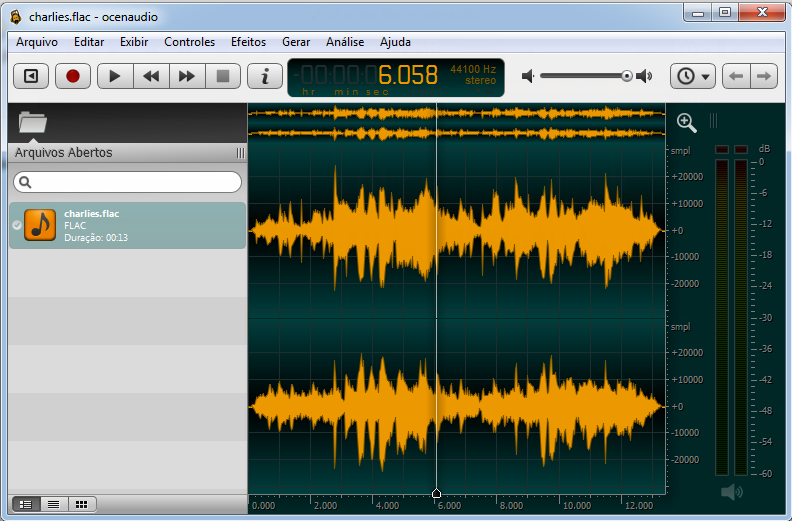 ocenaudio recorder