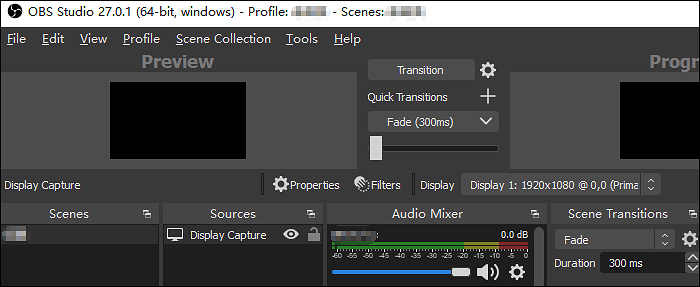 OBS Studio voice recorder windows 11